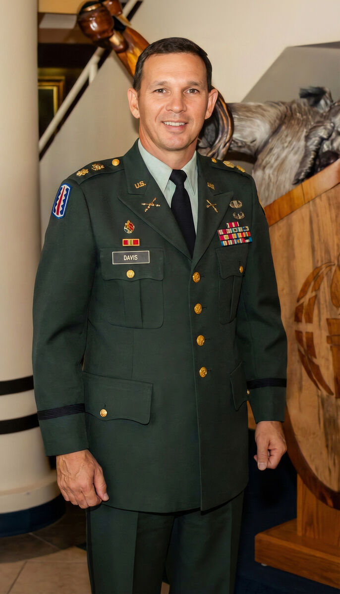 Rex Davis in uniform