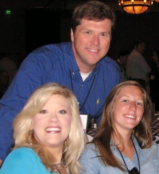 Caroline Holt with friends