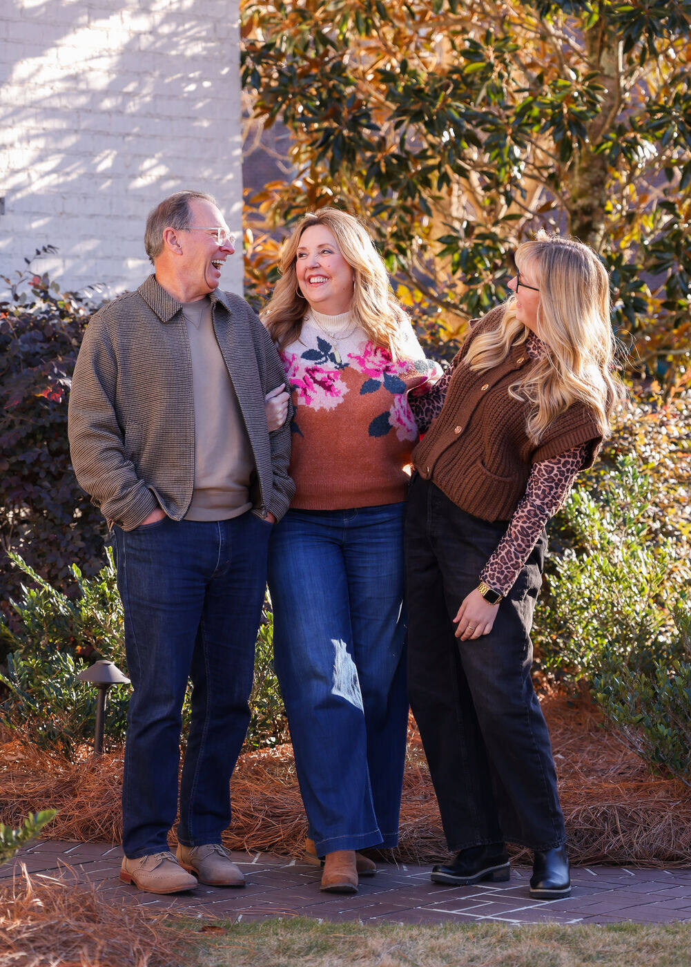 Rex with his wife Lisa and daughter Eva